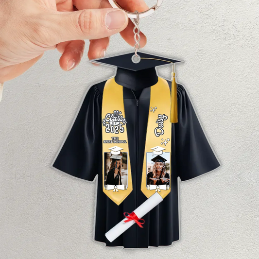 Personalized Graduation Acrylic Keychain - Gift Idea for Graduation