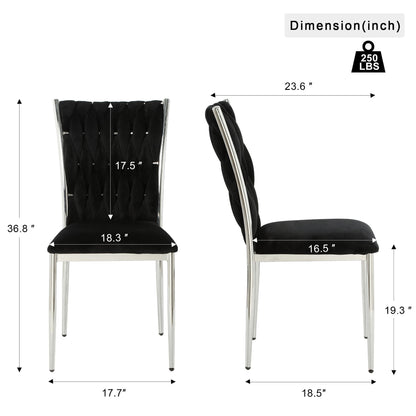 Modern Dining Chair Set For Dining Room