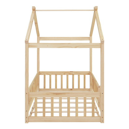 Bed House Bed Frame With Fence
