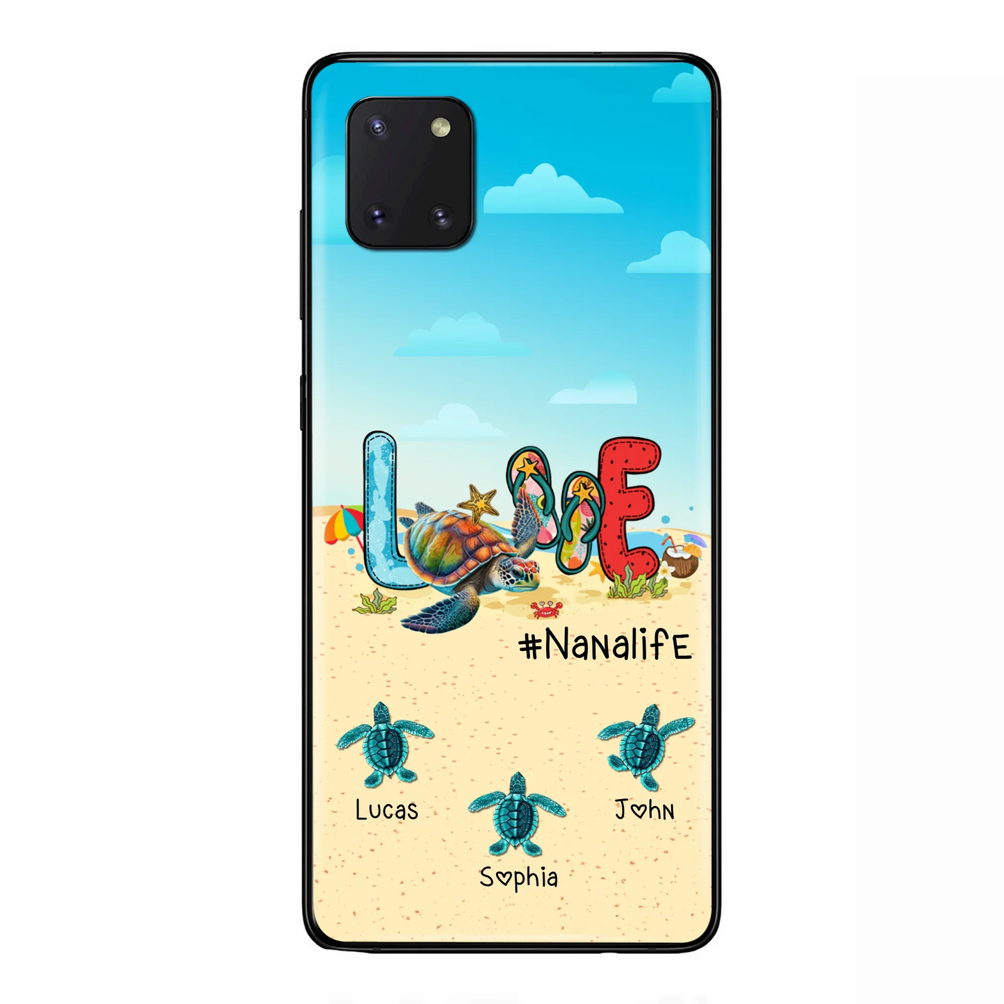 Custom Personalized Grandma Phone Case - Gift Idea For Grandma/ Mom - Case For iPhone/ Samsung - Nanalife