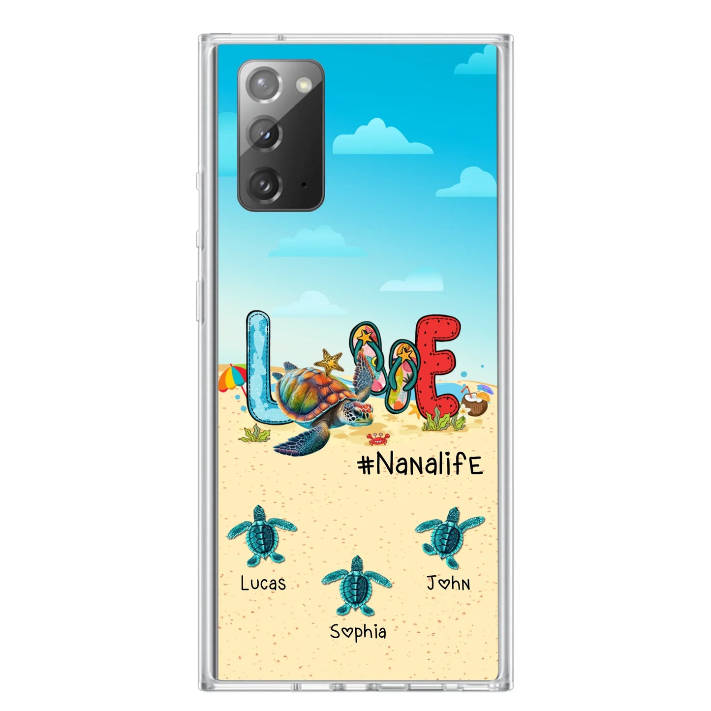 Custom Personalized Grandma Phone Case - Gift Idea For Grandma/ Mom - Case For iPhone/ Samsung - Nanalife