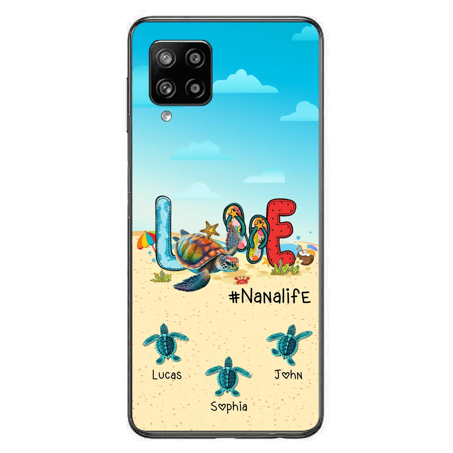 Custom Personalized Grandma Phone Case - Gift Idea For Grandma/ Mom - Case For iPhone/ Samsung - Nanalife