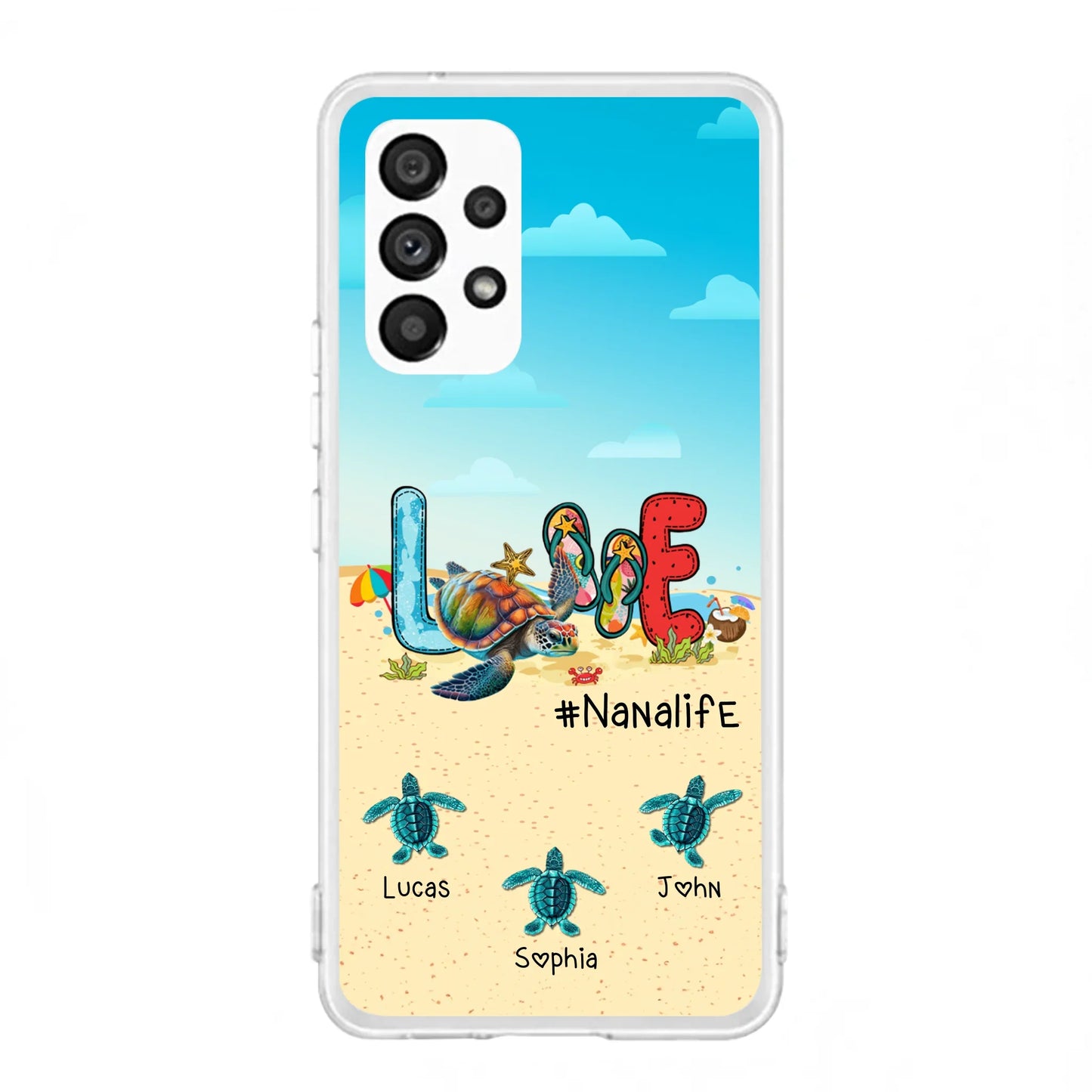 Custom Personalized Grandma Phone Case - Gift Idea For Grandma/ Mom - Case For iPhone/ Samsung - Nanalife