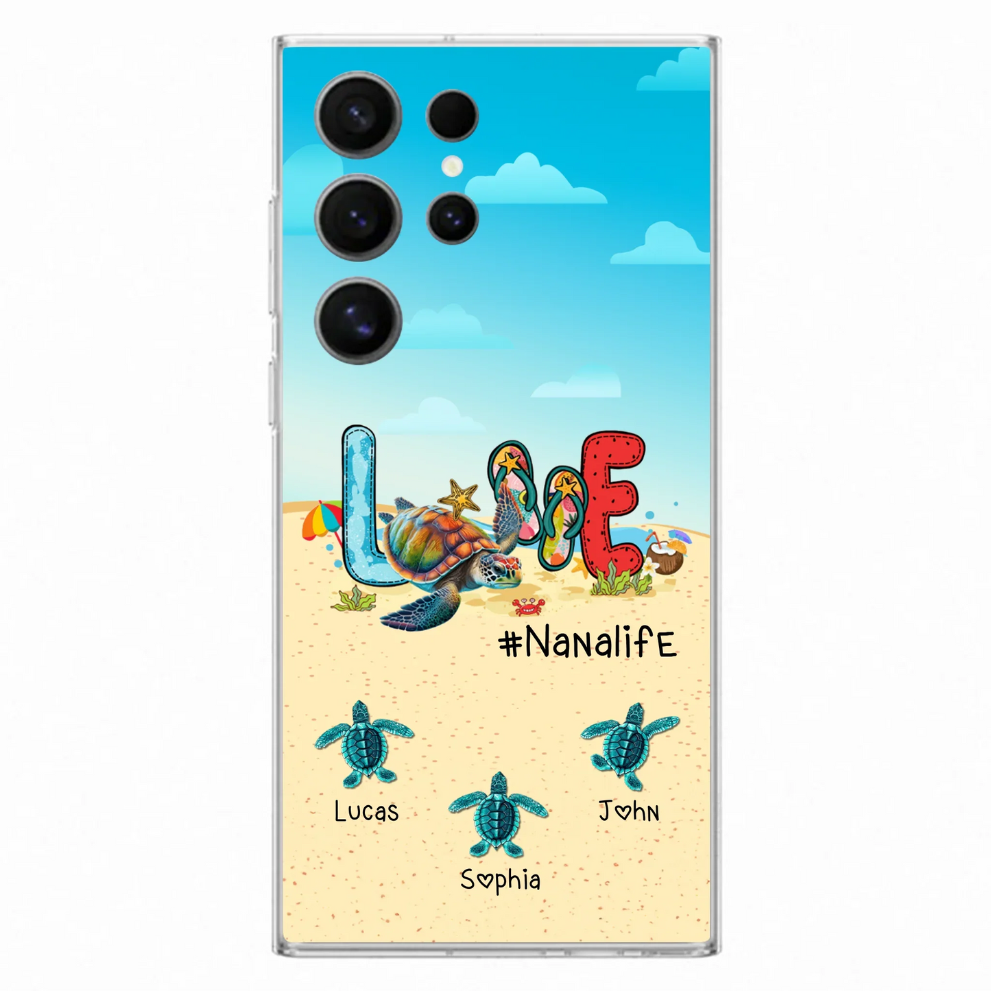 Custom Personalized Grandma Phone Case - Gift Idea For Grandma/ Mom - Case For iPhone/ Samsung - Nanalife