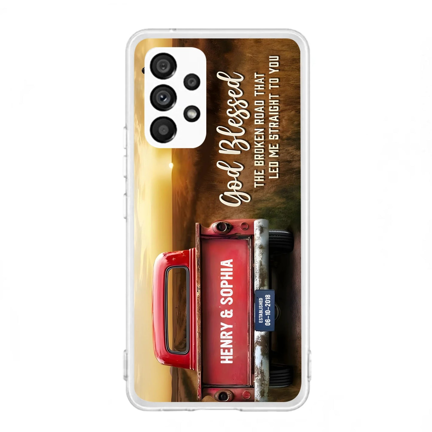 Custom Personalized Phone Case - Gift Idea For Couple - Case For iPhone/Samsung