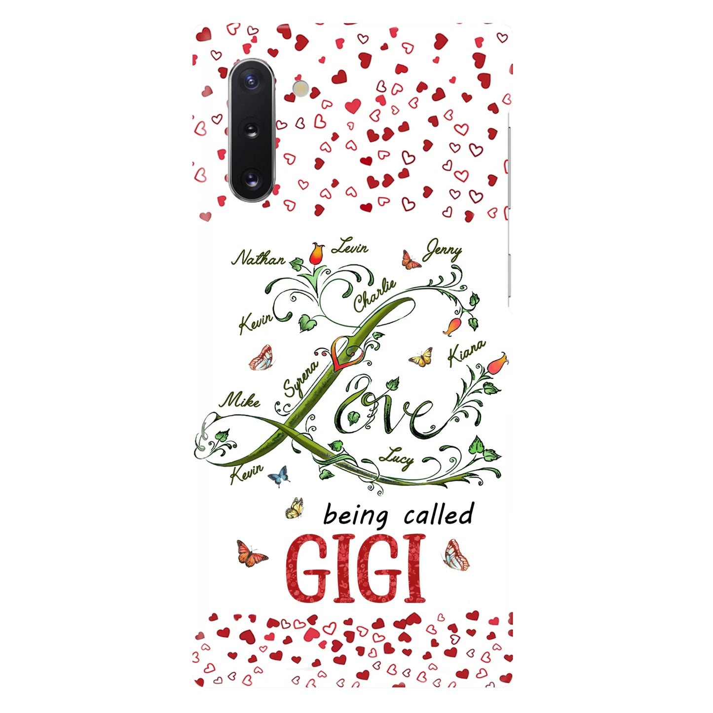 Custom Personalized Grandma Phone Case - Upto 10 Kids - Mother's Day Gift Idea For Grandma - Love Being Called Grandma