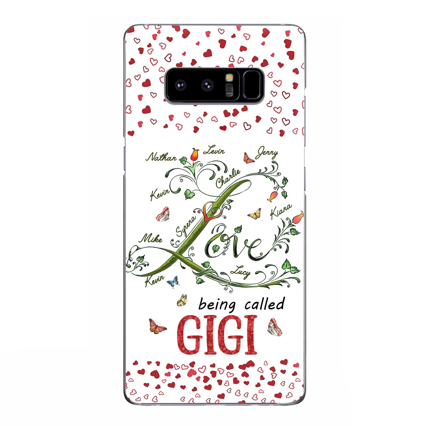 Custom Personalized Grandma Phone Case - Upto 10 Kids - Mother's Day Gift Idea For Grandma - Love Being Called Grandma