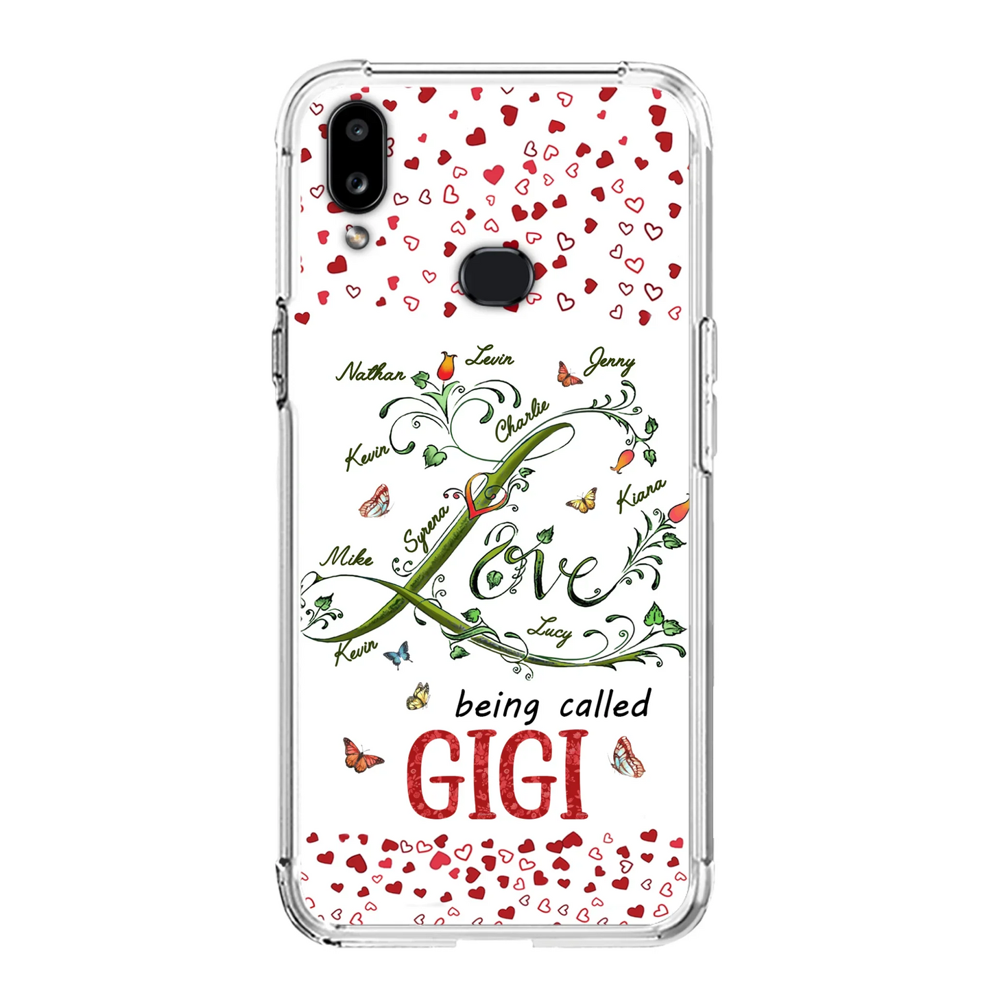 Custom Personalized Grandma Phone Case - Upto 10 Kids - Mother's Day Gift Idea For Grandma - Love Being Called Grandma