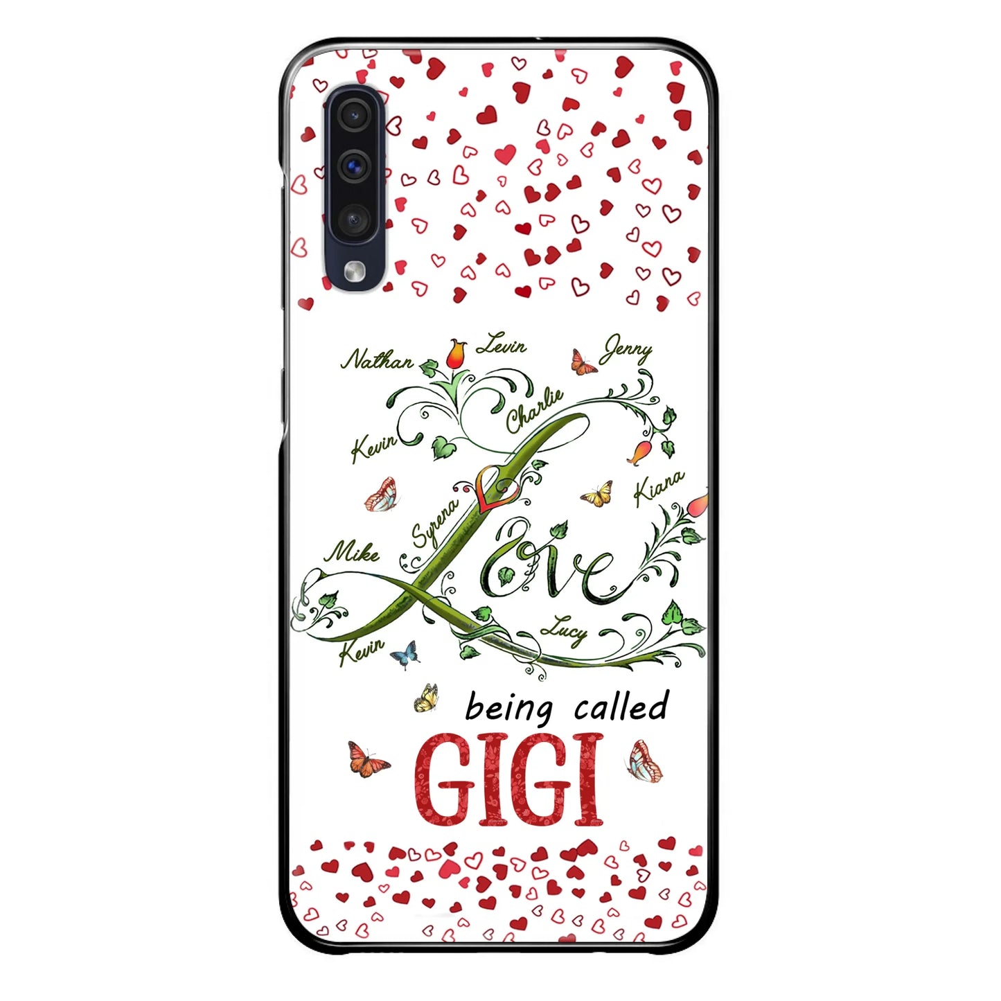 Custom Personalized Grandma Phone Case - Upto 10 Kids - Mother's Day Gift Idea For Grandma - Love Being Called Grandma