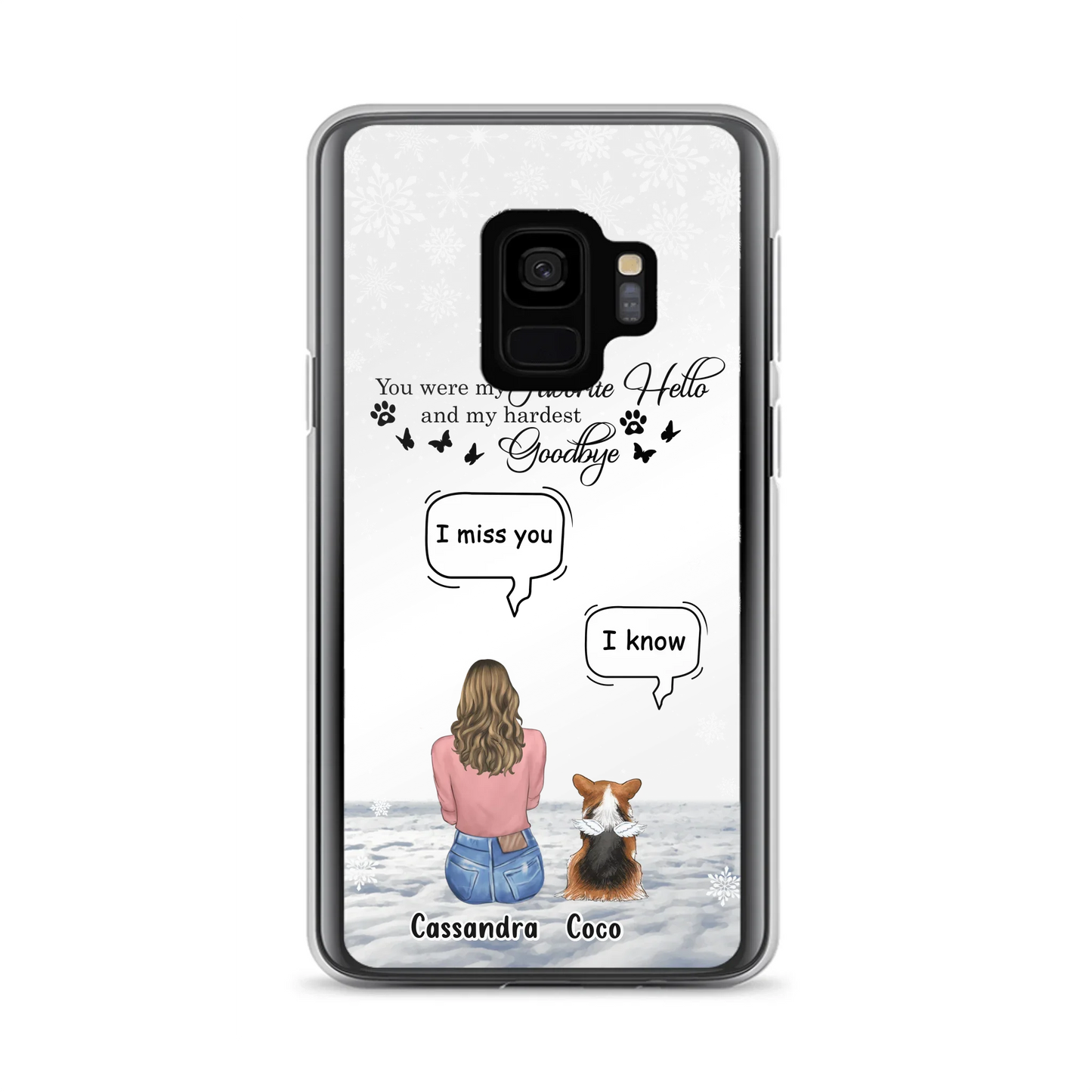Personalized Pet Phone Case - Up to 4 Pets - Gift Idea For Couple/Dog/Cat Lover - You Were My Favorite Hello And My Hardest Goodbye - Case For iPhone/Samsung