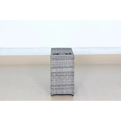 Shick Outdoor Side Table - Gray Mix