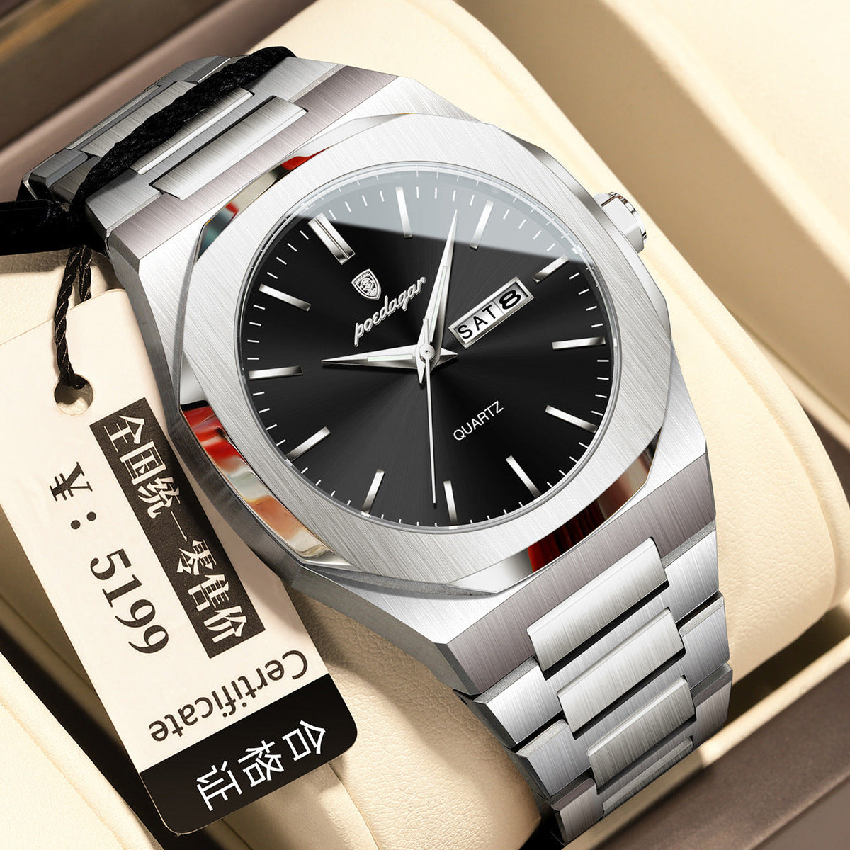 Men's Waterproof Luminous Quartz Watch