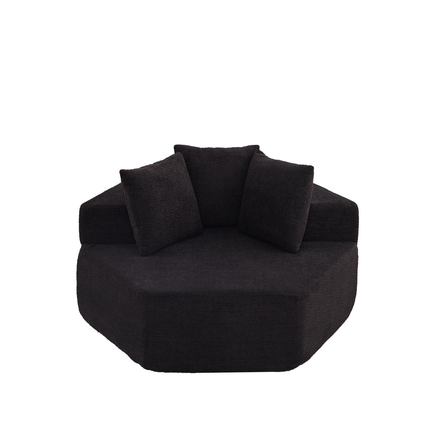 54-inch Modern-style Hexagonal Single Lounge Chair