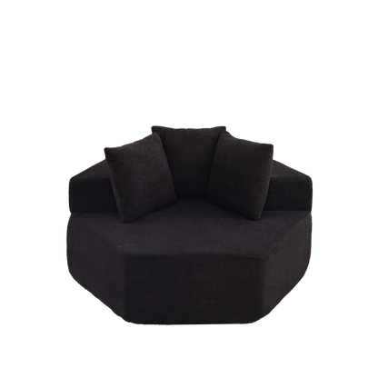 54-inch Modern-style Hexagonal Single Lounge Chair