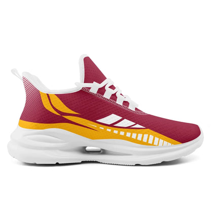 Personalized Company Logo Print Sneakers, Custom Lightweight Sneakers Workplace Walking Shoe