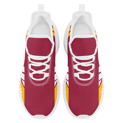 Personalized Company Logo Print Sneakers, Custom Lightweight Sneakers Workplace Walking Shoe
