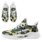 Personalized Camo Style Shoes, Military-Inspired Sneakers, Breathable and Lightweight Camouflage Sneakers