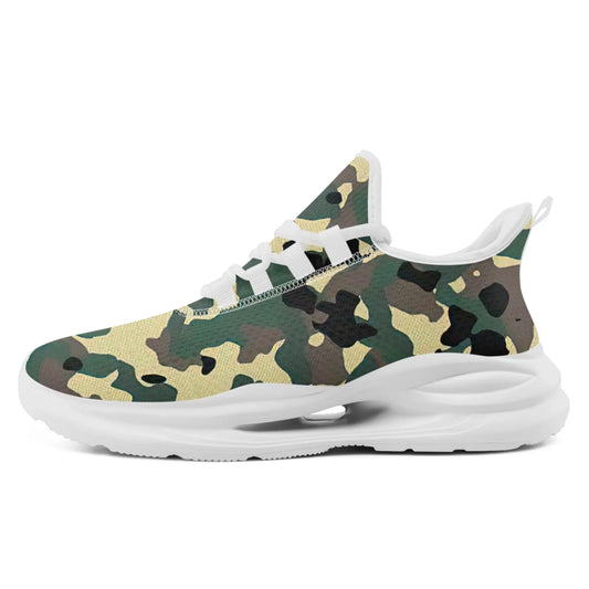 Personalized Camo Style Shoes, Military-Inspired Sneakers, Breathable and Lightweight Camouflage Sneakers