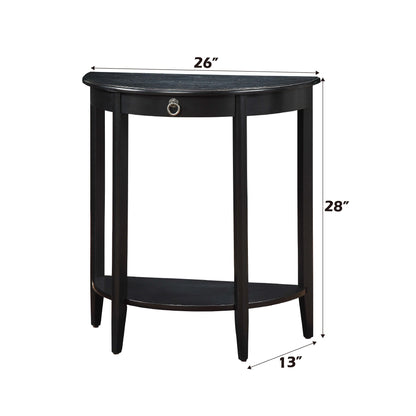 Justino II Half Moon Console Table