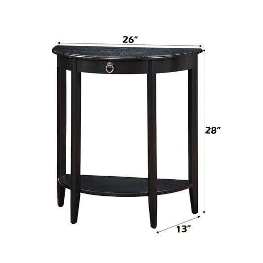 Justino II Half Moon Console Table