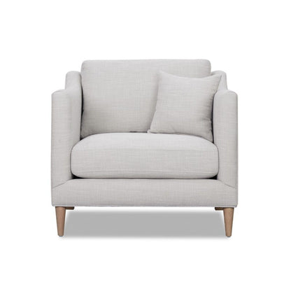 Chair With High Track Arms - Beige