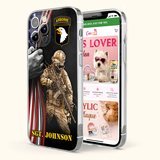 Custom Personalized Veteran Phone Case - Gift Idea For Veteran - Case For iPhone And Samsung