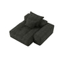 Modern Oversized Modular Sectional Sofa with Sparkling Chenille Fabric