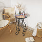 Outdoor Side Table, Colorful+Black