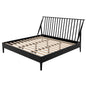 Bohemian Platform Bed With Tall Headboard