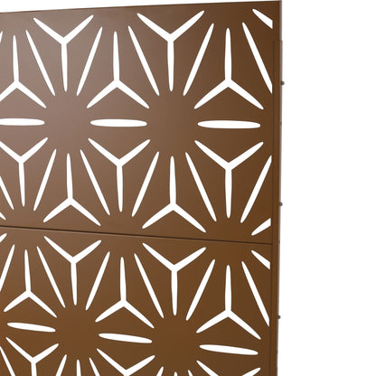Outdoor & Indoor Metal Privacy Screen, Freestanding Decorative Panels