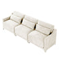 Elegant Sofa With Ergonomic Design And Lumbar Pillows
