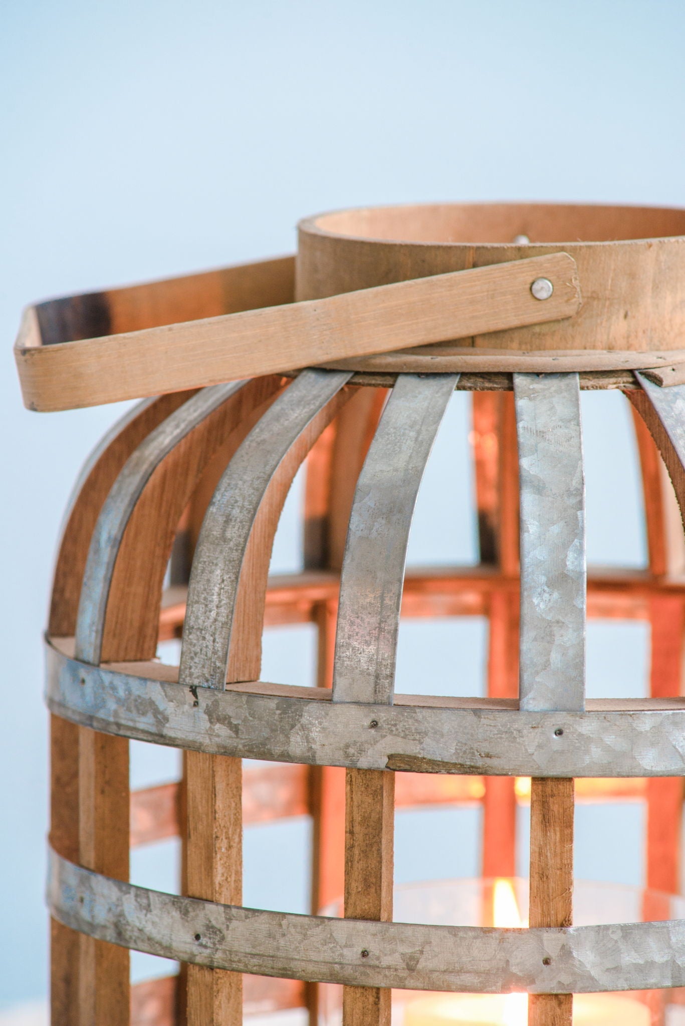 Decorative Lantern With Handle Wooden Lantern For Indoor Outdoor Home Garden Wedding