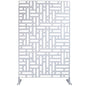 Decorative Freestanding Metal Privacy Screen For Indoor & Outdoor Use