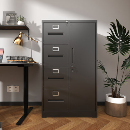 Storage Vertical Filing Cabinet With Lock