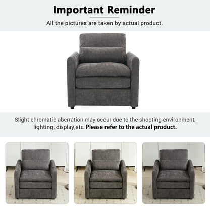 Cozy Upholstered Cushion Armchair For Living Room