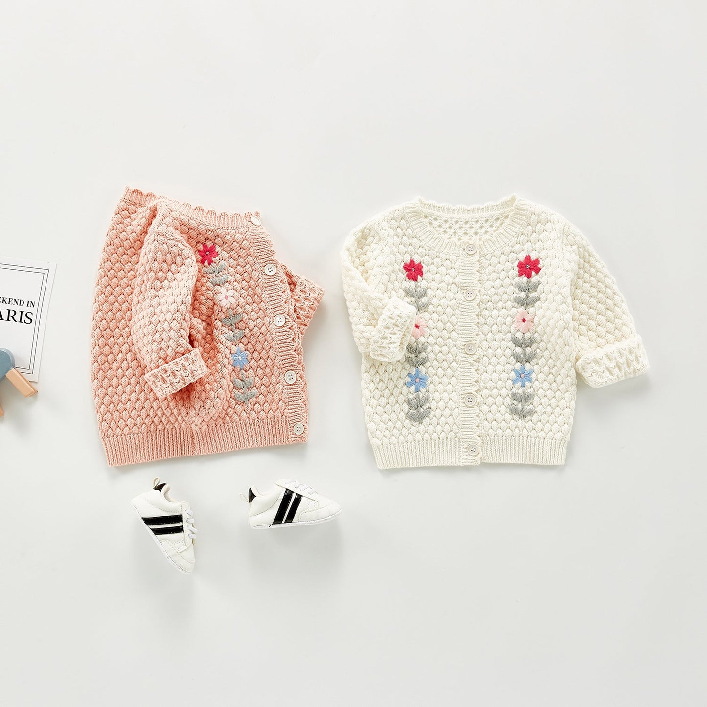 Hand-embroidered Jacket Top All-match Cardigan