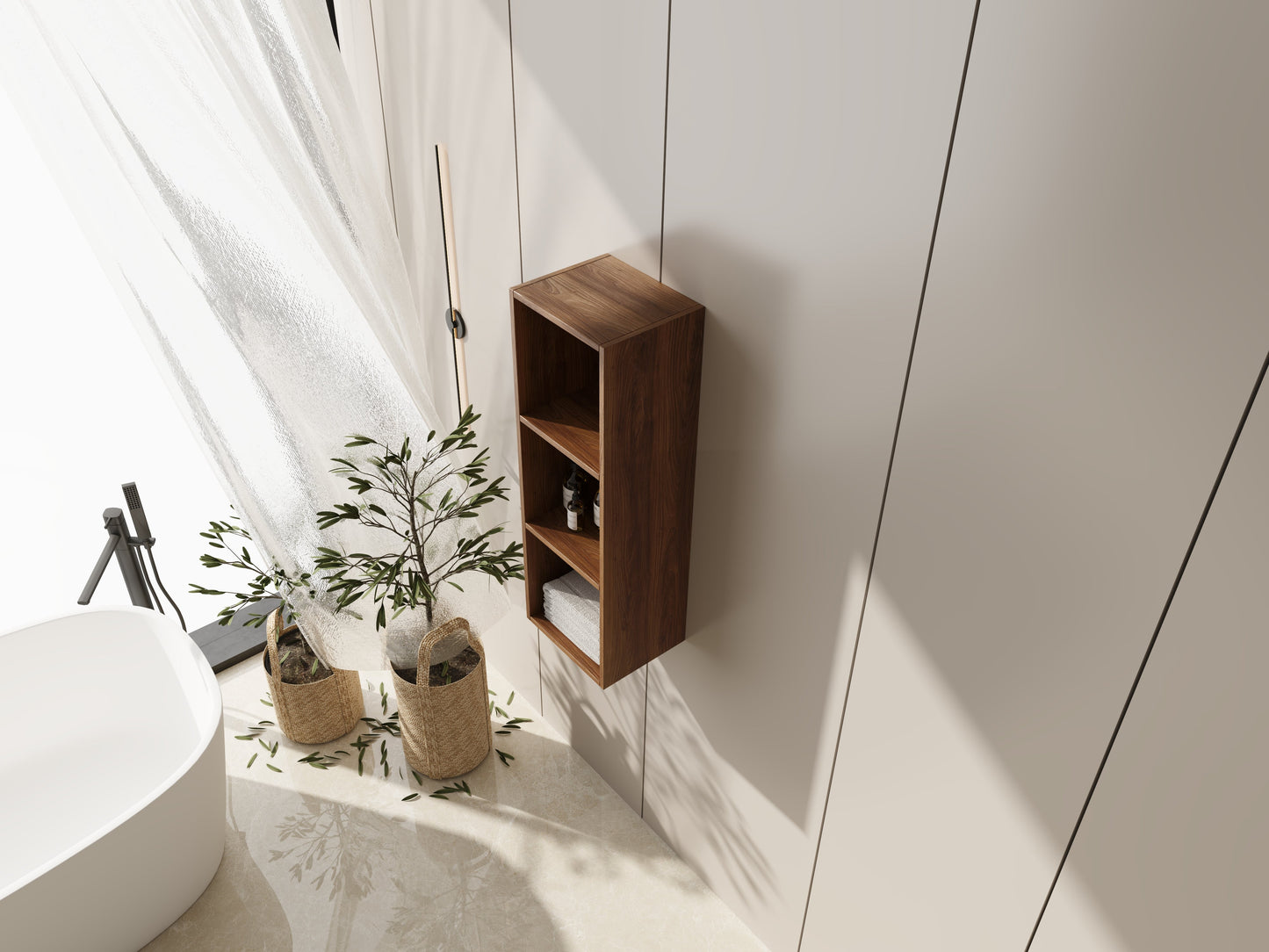 12 Inch Small Wall Mounted Storage Shelves