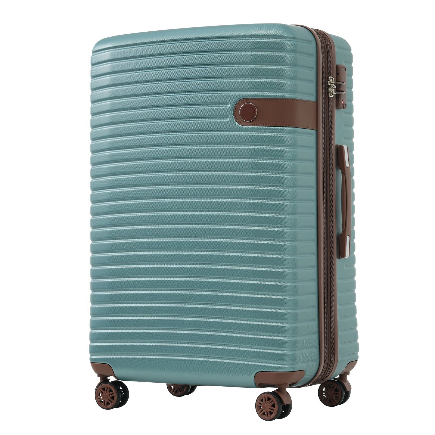 4 Piece Luggage Suitcase Set, Hard Shell Lightweight Expandable Travel Luggage With 4 Packing Cubes