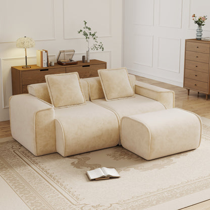 Streamlined Design Modular 2 Seat L Shape Sectional Sofa