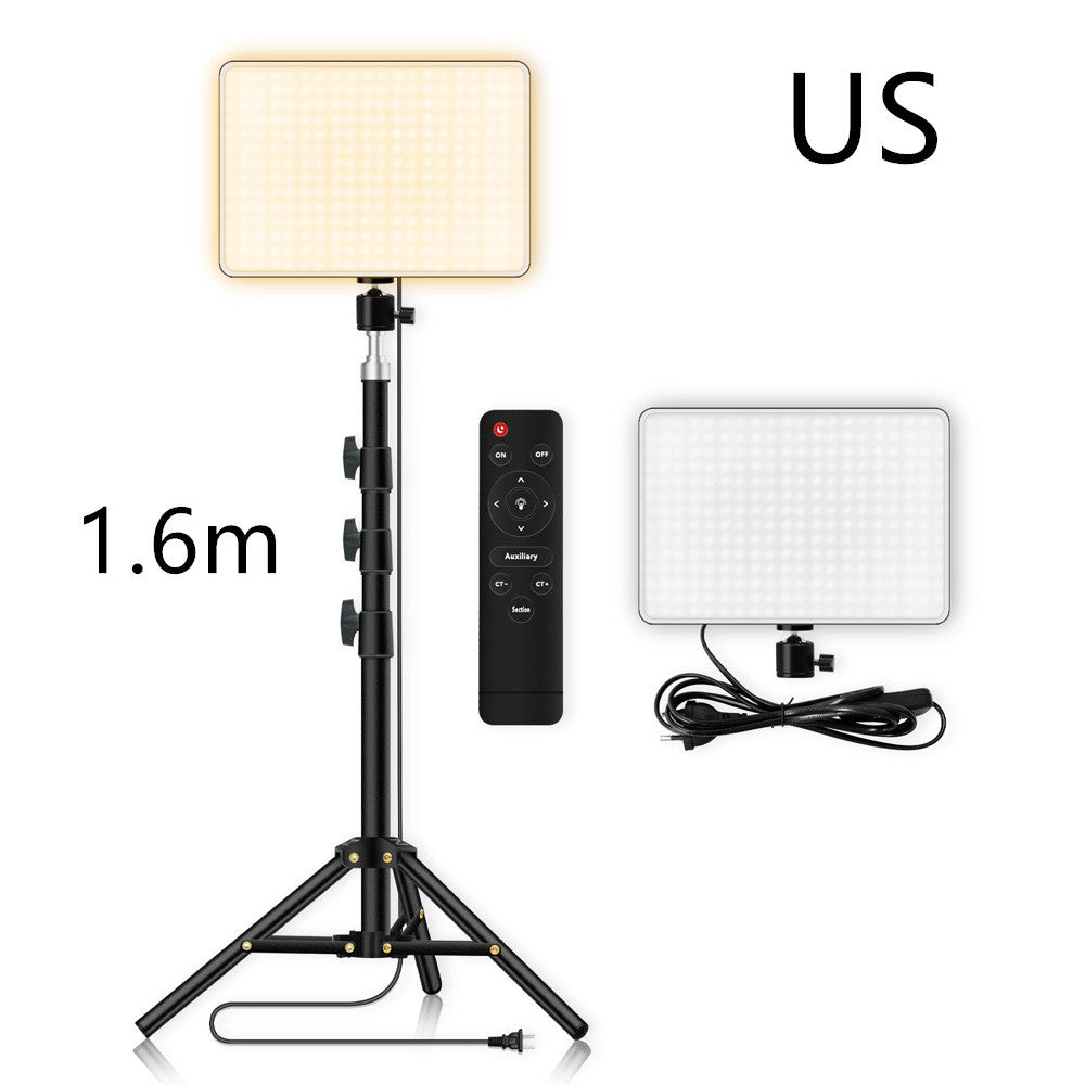 Compatible with Apple, Photography Fill Light Anchor Live Broadcast Camera Light Floor Desktop Portable Tripod