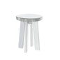 Lotus - End Table - Mirrored & Faux Ice Cube Crystals