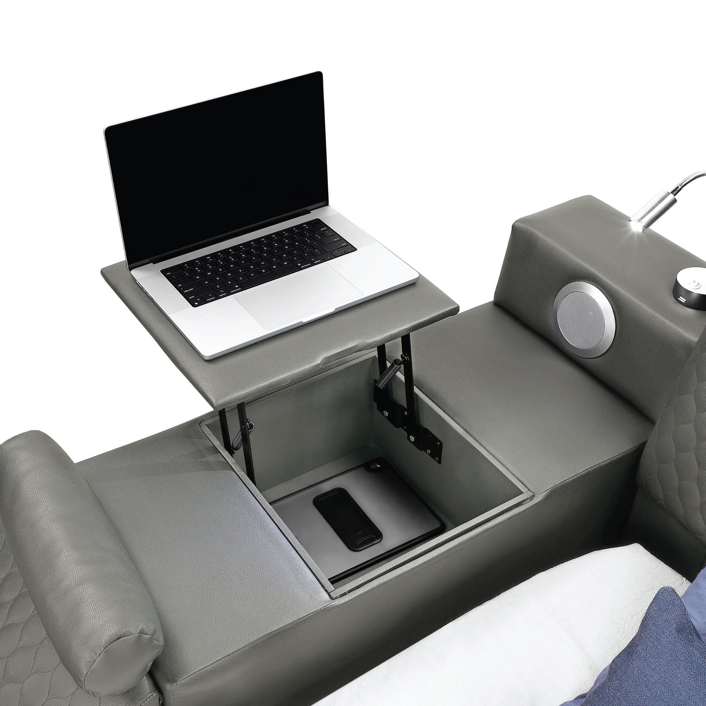 Zoya - Smart Multifunctional Bed, Built In Bluetooth Speakers, USB Charging