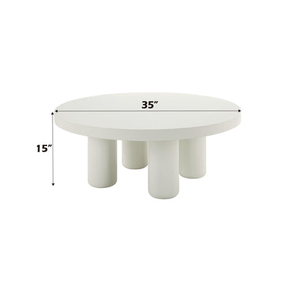 Loanna White Coffee Table