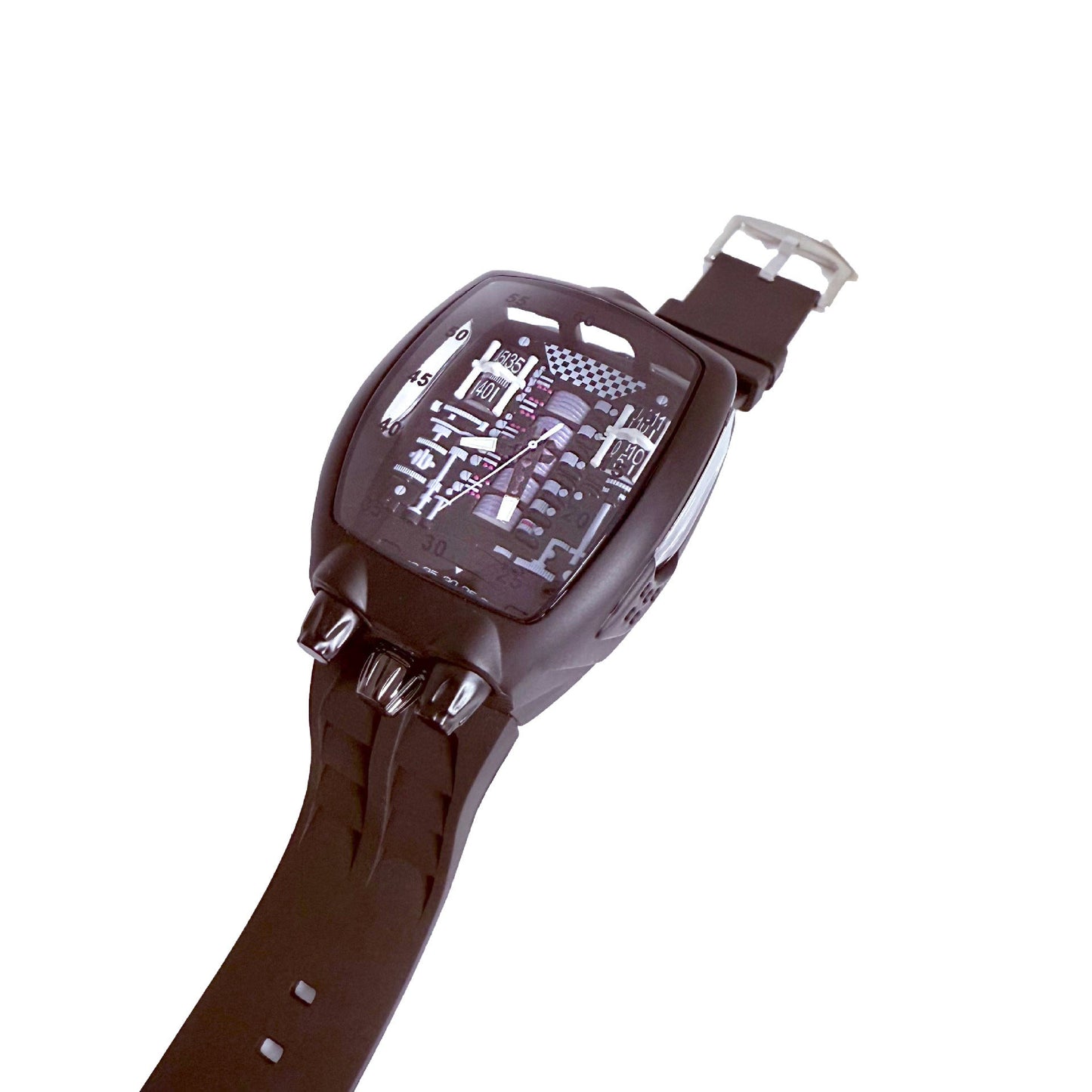 Engine Movement Mens Watch Brand Quartz Watch Fashionable And Distinctive