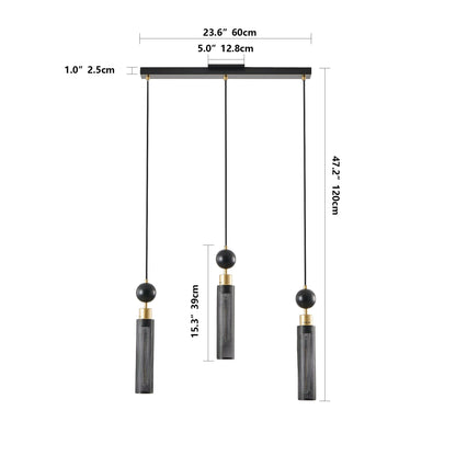 25" Modern Pendant Chandelier