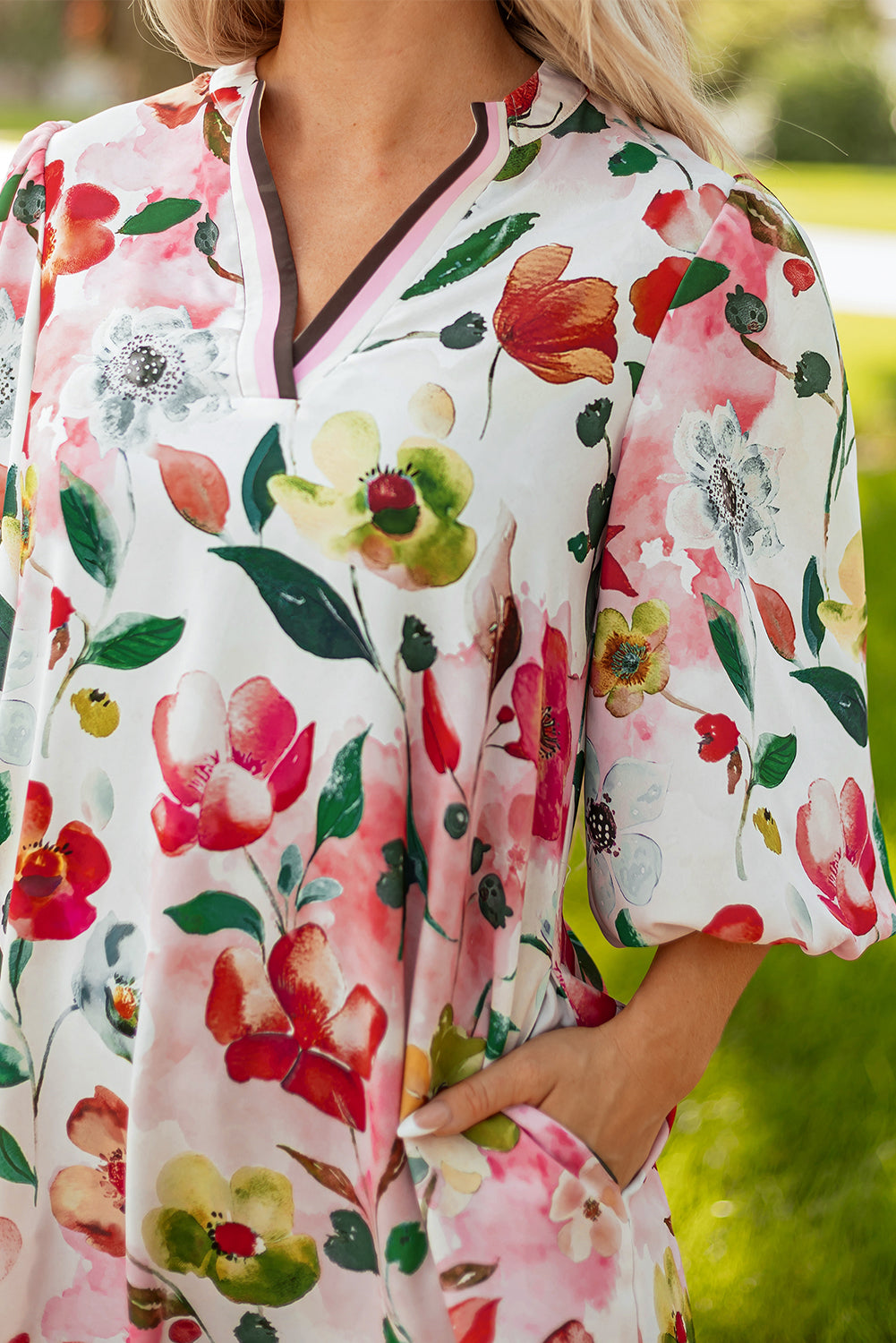 Aliya Half Sleeve Shift Dress