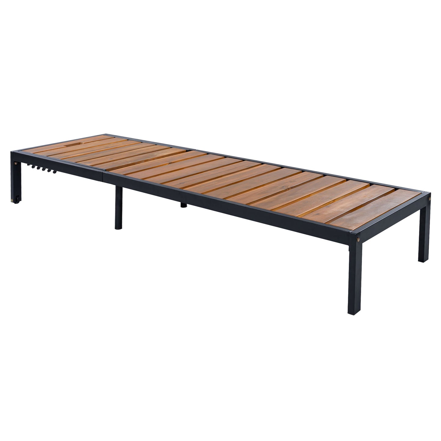 Outdoor Chaise With Adjustable Backrest