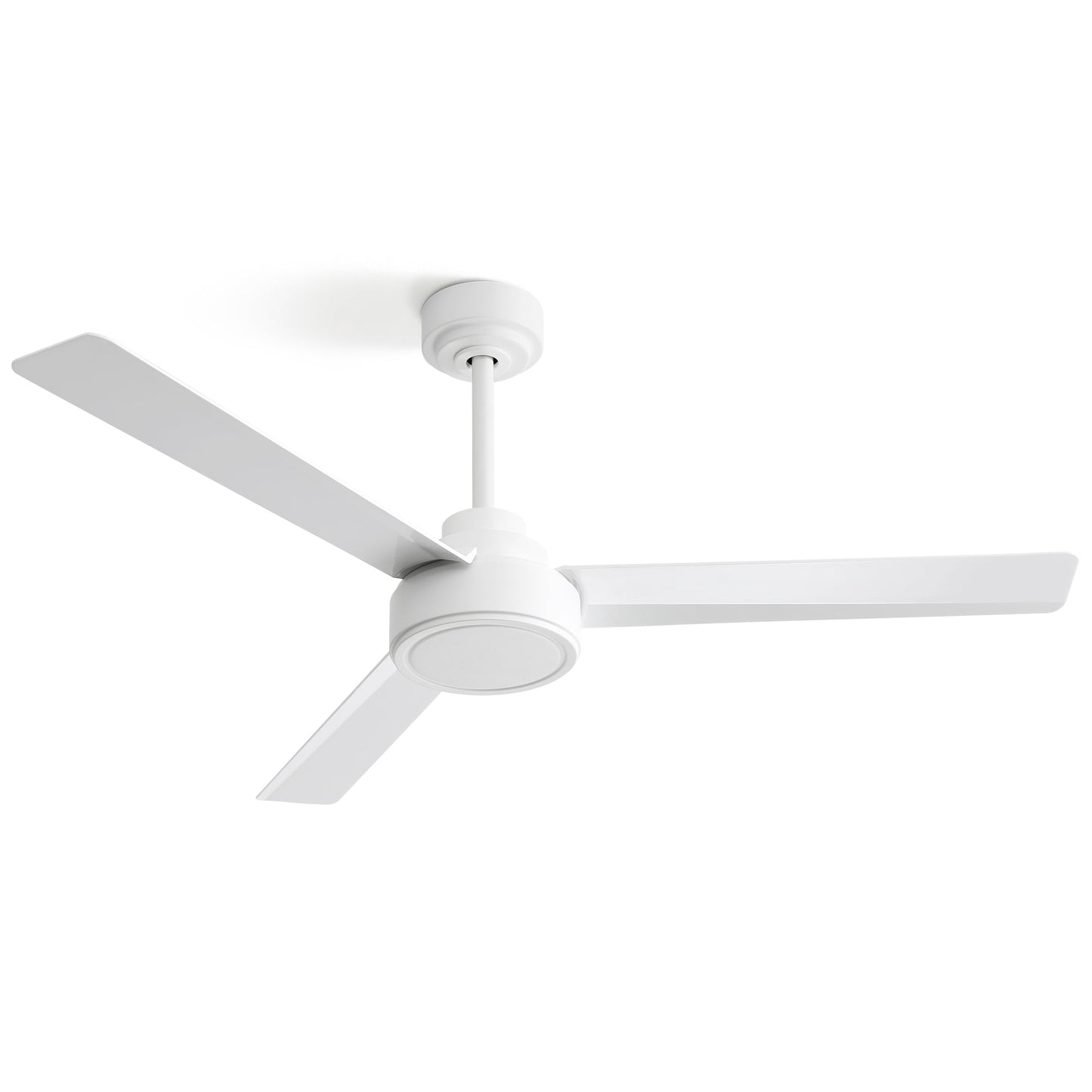52" Ceiling Fan Without Light with Remote Control and Reversible DC Motor