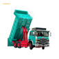 DBGT Hino Super Dolphin Dump Truck Green 1:64