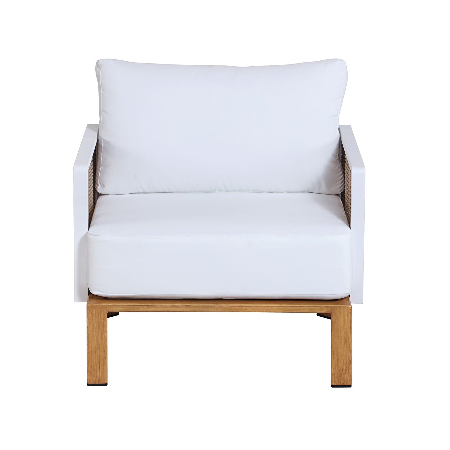 Vine - 4 Piece Outdoor Conversation Set - White